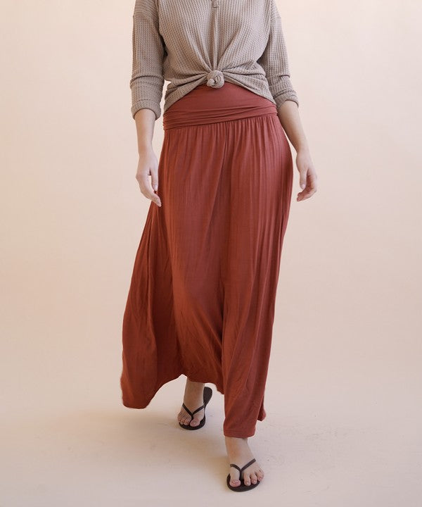 Fabina Bamboo Yoga Maxi Skirt