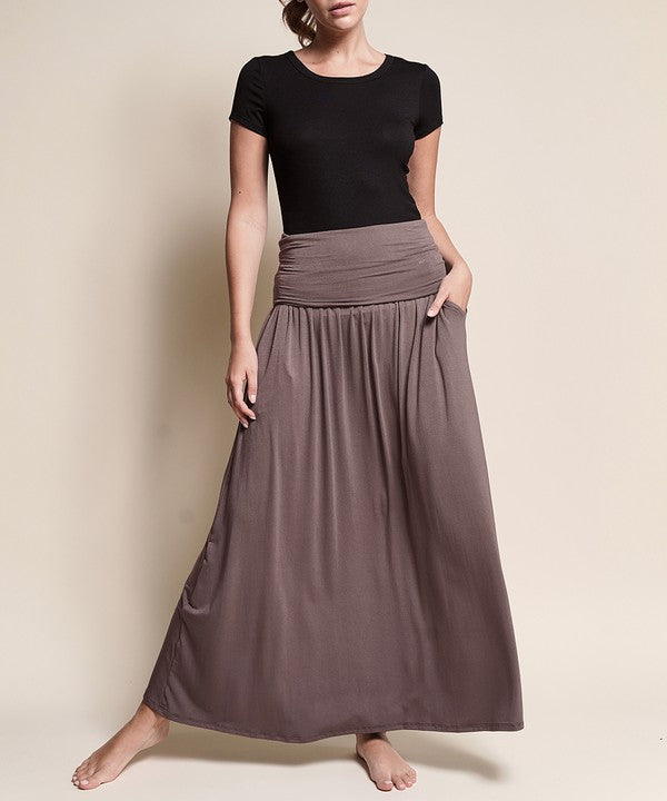 Fabina Bamboo Yoga Maxi Skirt