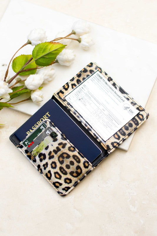 Aili's Corner Passport and Vaccine Credit Card Wallet