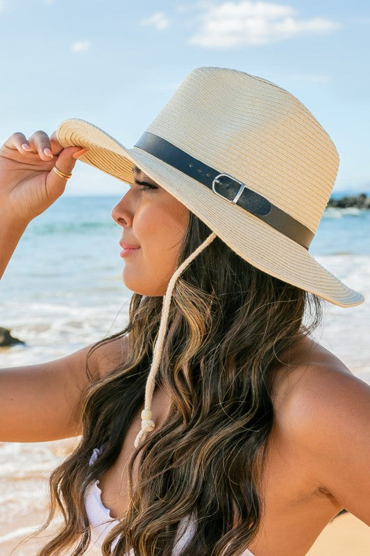 Aili's Corner Drawstring Panama Hat