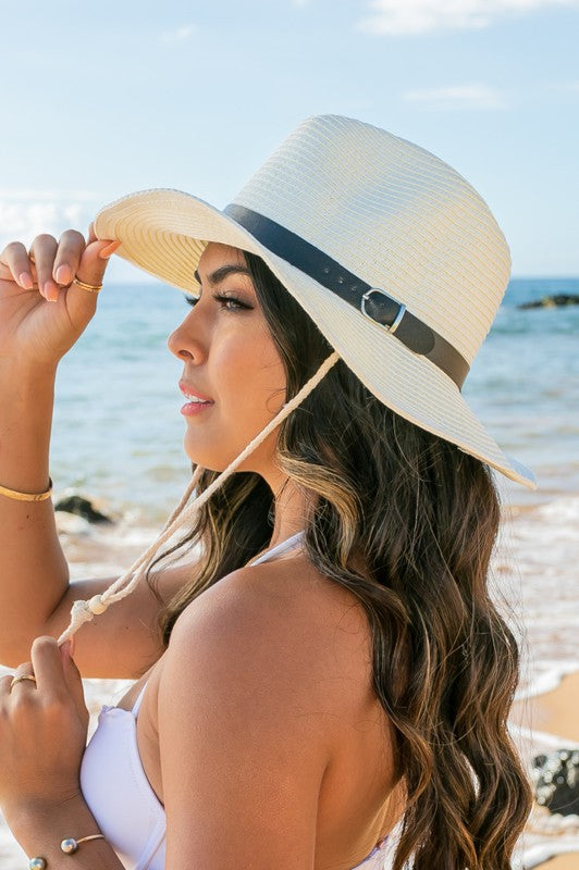 Aili's Corner Drawstring Panama Hat