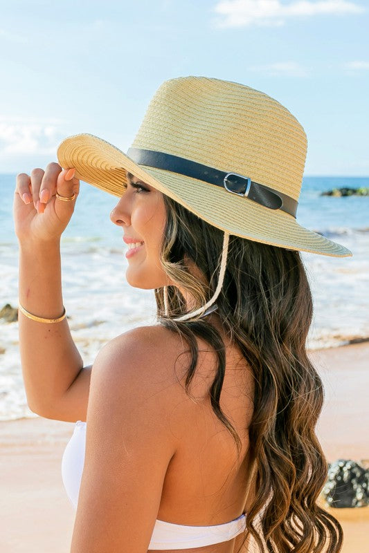 Aili's Corner Drawstring Panama Hat