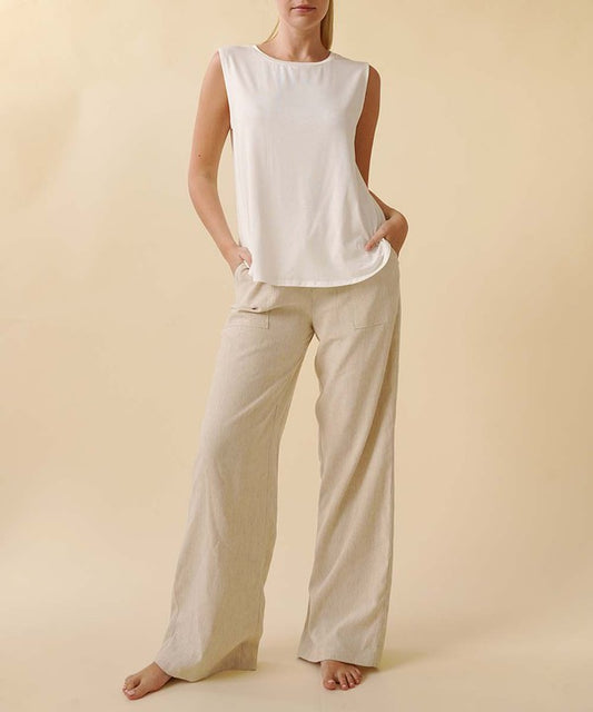 Fabina Bamboo Cotton Linen Pants