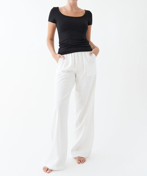 Fabina Bamboo Cotton Linen Pants