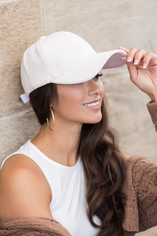 Aili's Corner Velour Ball Cap