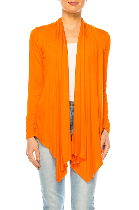 Moa Collection Hip Length Relaxed Fit Cardigan **available in 8 colors