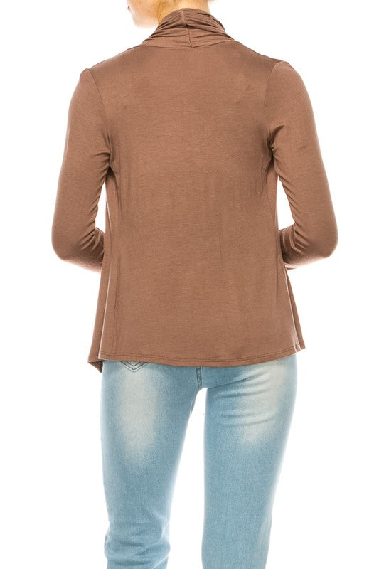 Moa Collection Hip Length Relaxed Fit Cardigan **available in 8 colors