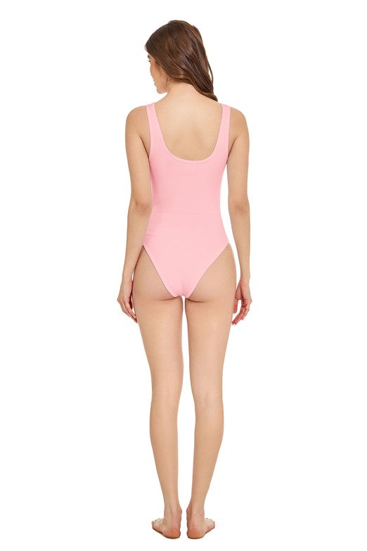 Annva USA Women Seamless Bodysuit **also in army green, black, royal blue, and white