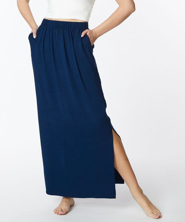 Fabina Bamboo Classic Maxi Skirt