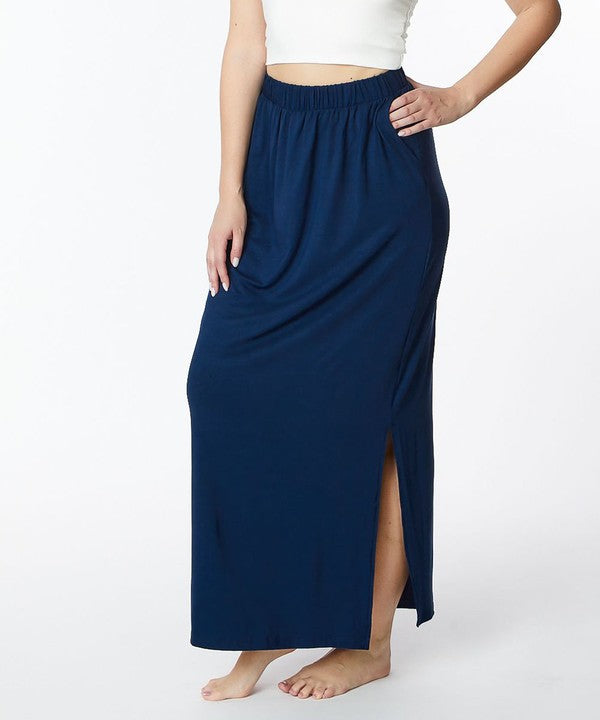 Fabina Bamboo Classic Maxi Skirt