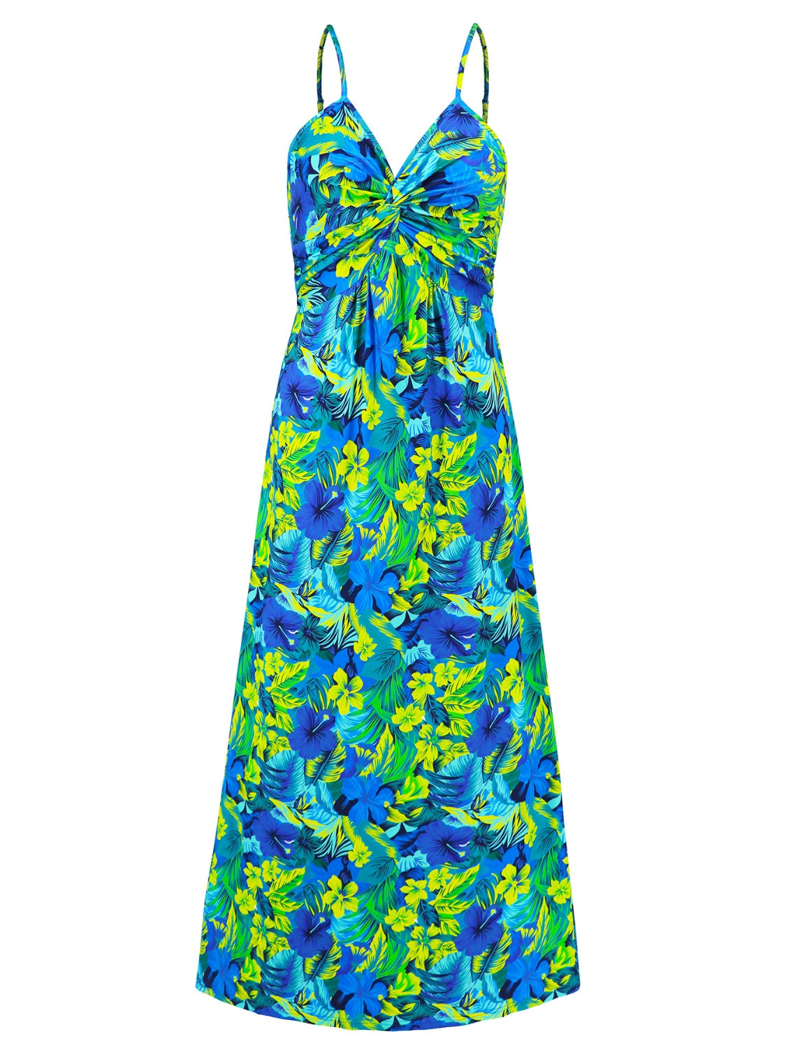 Twisted Printed V-Neck Cami Dress **available in 8 colors