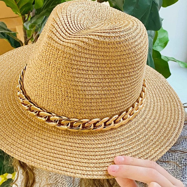 Ellison and Young Cuban Chain Summer Hat