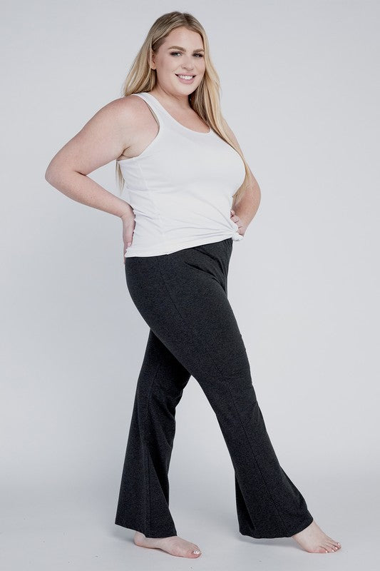 Plus Everyday Flare Bottoms **also in black, charcoal, eclipse, grey, and java