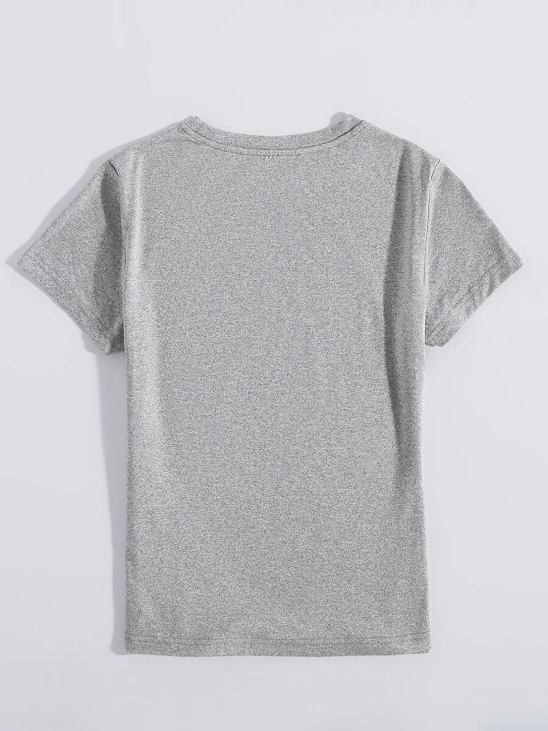 Graphic Round Neck Short Sleeve T-Shirt **also in white and pink