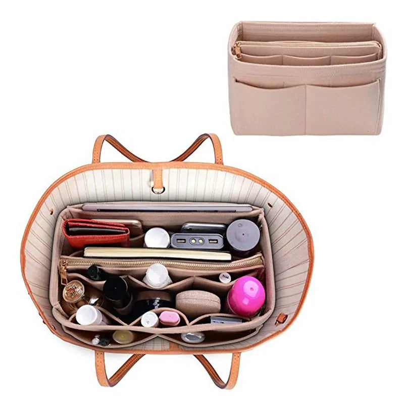 HHYUKIMI Brand Felt Handbag Organizer Inserts (Various Sizes)