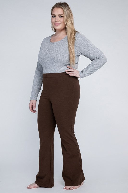 Plus Everyday Flare Bottoms **also in black, charcoal, eclipse, grey, and java