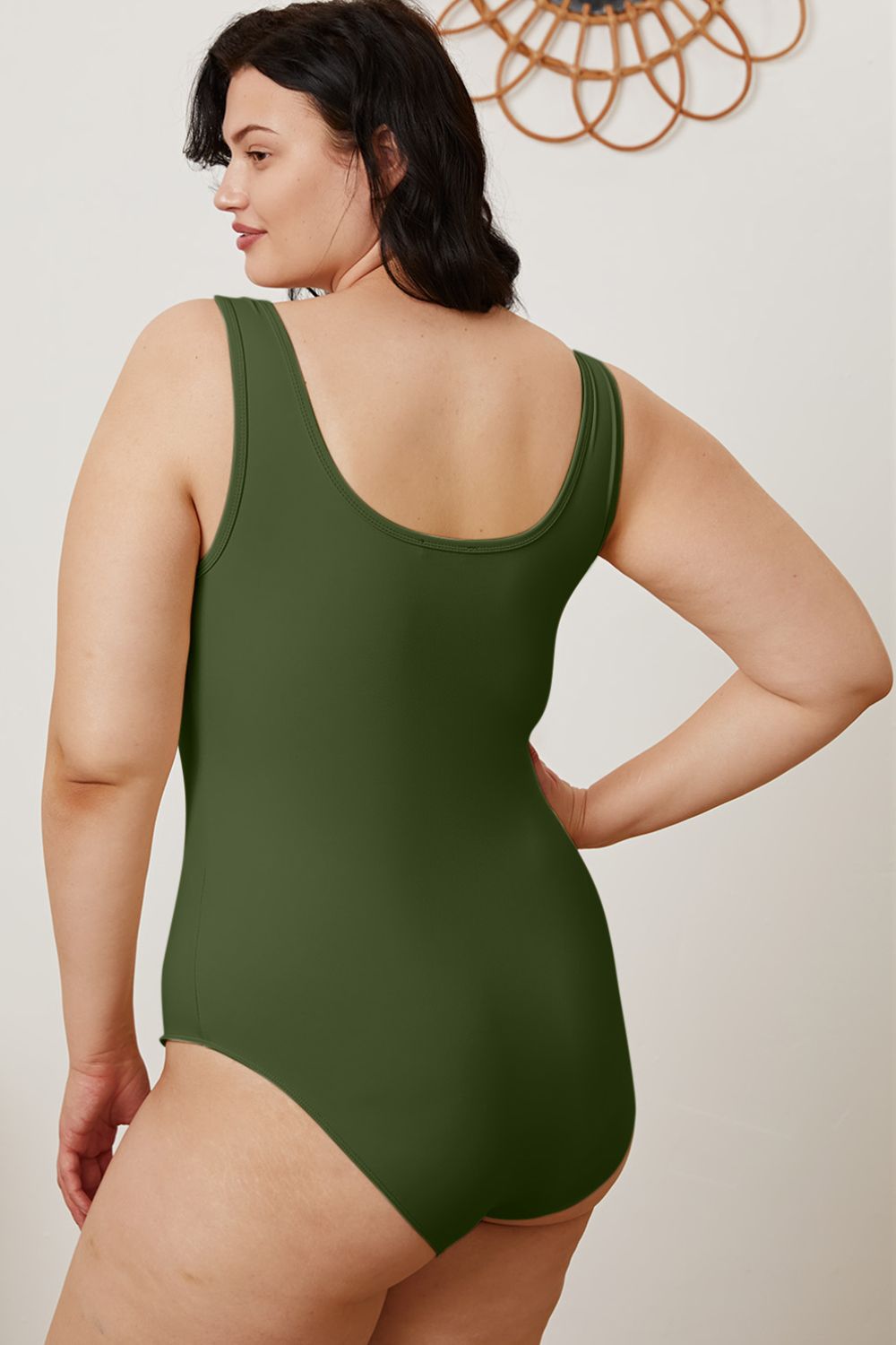 Basic Bae Full Size Square Neck Sleeveless Bodysuit **also in white, camel, beige, and green