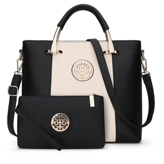 Elegant Women's Bag Set - Fashionable Vegan Leather