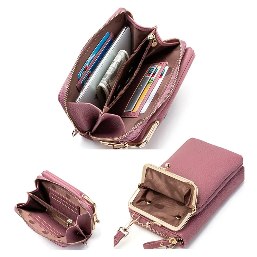 Geestock Women's PU Leather Phone Crossbody Bag **available in 7 colors