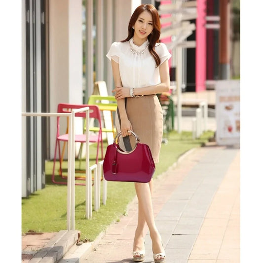 High Quality Patent Leather Women's Bag **available in 7 colors