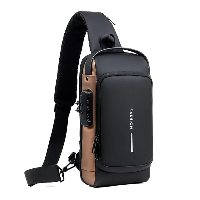 USB Anti-Theft Crossbody Bag