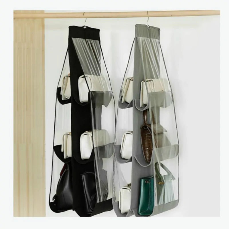 6 Pocket Hanging Handbag Organizer