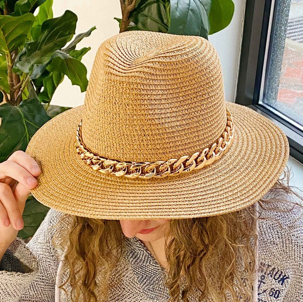 Ellison and Young Cuban Chain Summer Hat