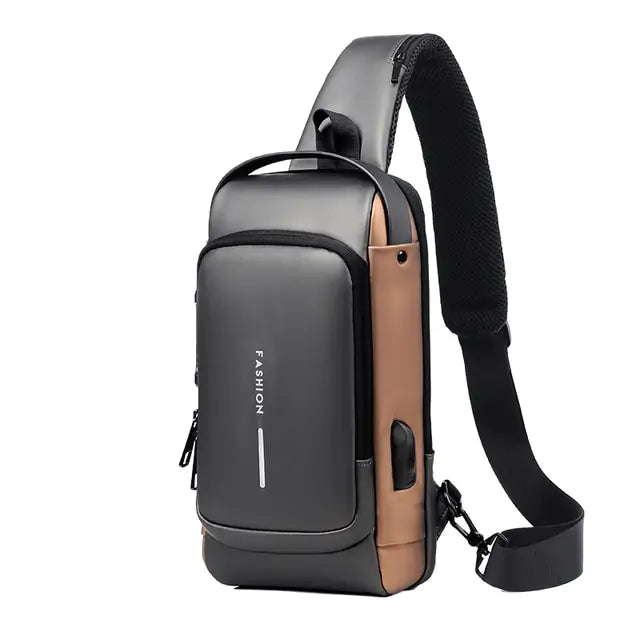 USB Anti-Theft Crossbody Bag