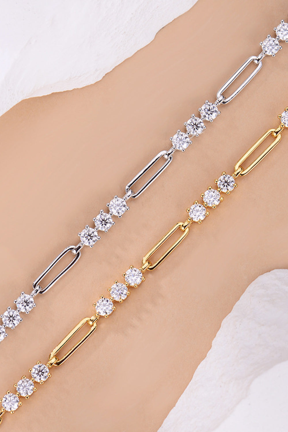 Kate - 1.8 Carat Moissanite 925 Sterling Silver Bracelet