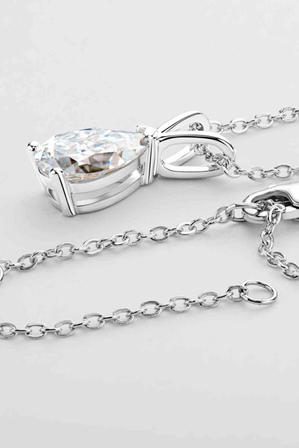 Octavia - 1.5 Carat Moissanite Pendant 925 Sterling Silver Necklace