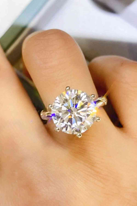 Willow - 5 Carat Moissanite Solitaire 6-Prong Ring