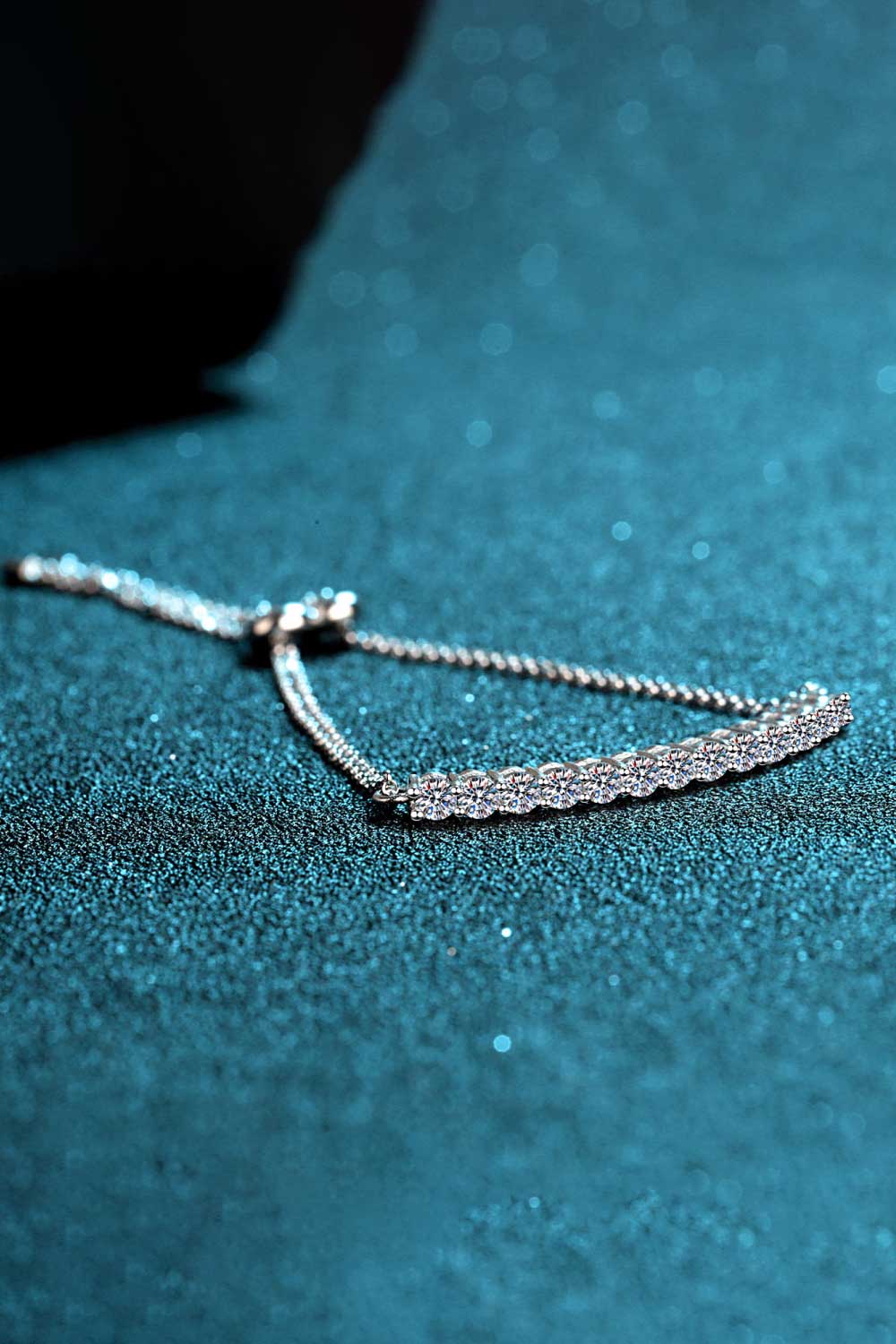 Hannah - Adored Moissanite Sterling Silver Bracelet