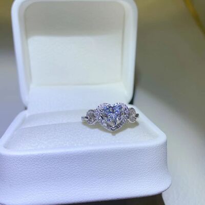 Zola - 1 Carat Moissanite 925 Sterling Silver Ring