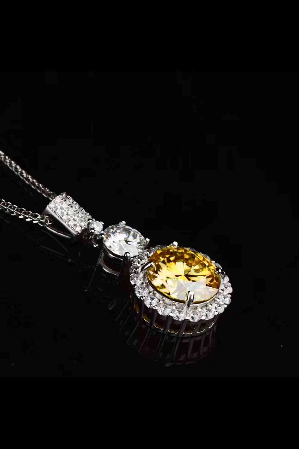 Lauren - 6 Carat Moissanite Pendant Necklace