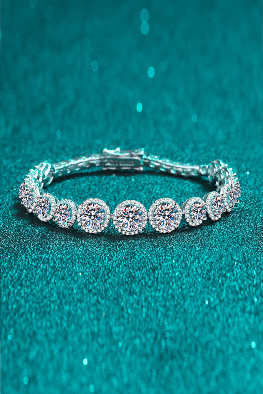 Georgia - 925 Sterling Silver 10.4 Carat Moissanite Bracelet