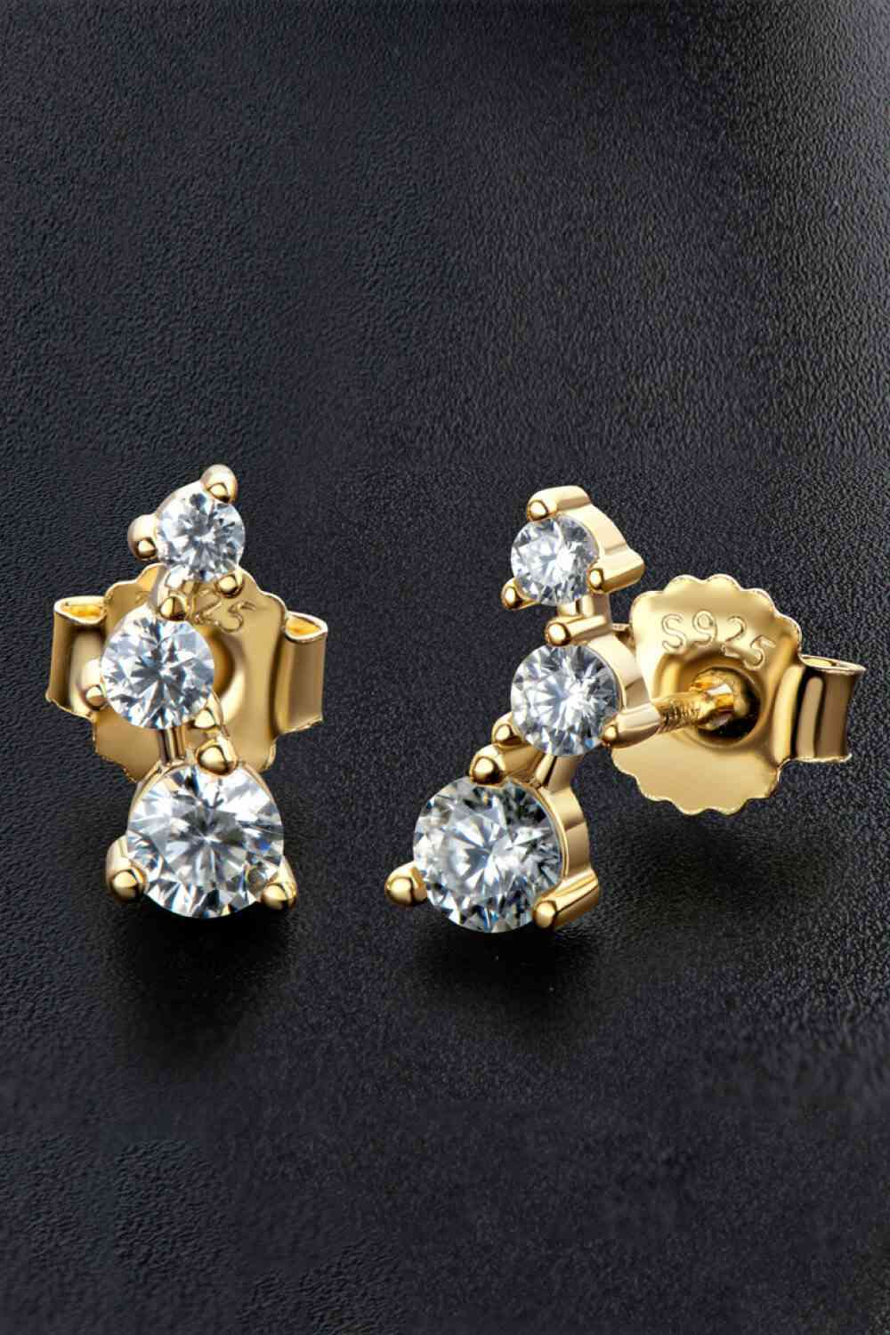 Eliana - Adored Your Way Moissanite Stud Earrings