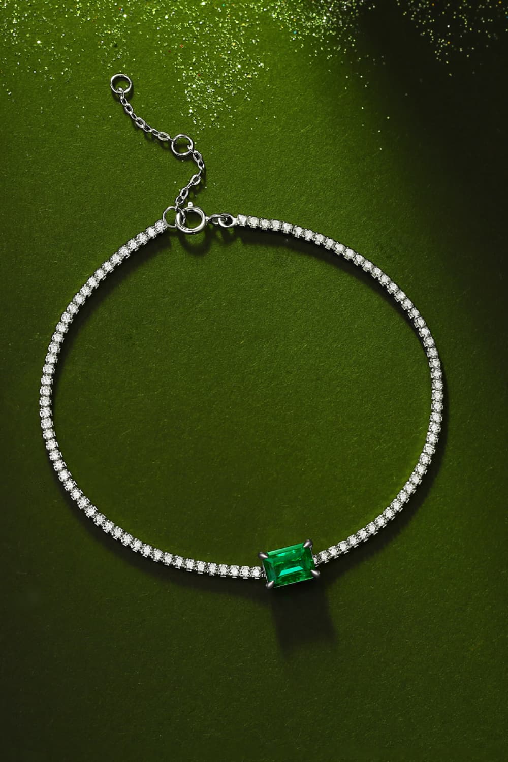 Greta - Adored 1 Carat Lab-Grown Emerald Bracelet