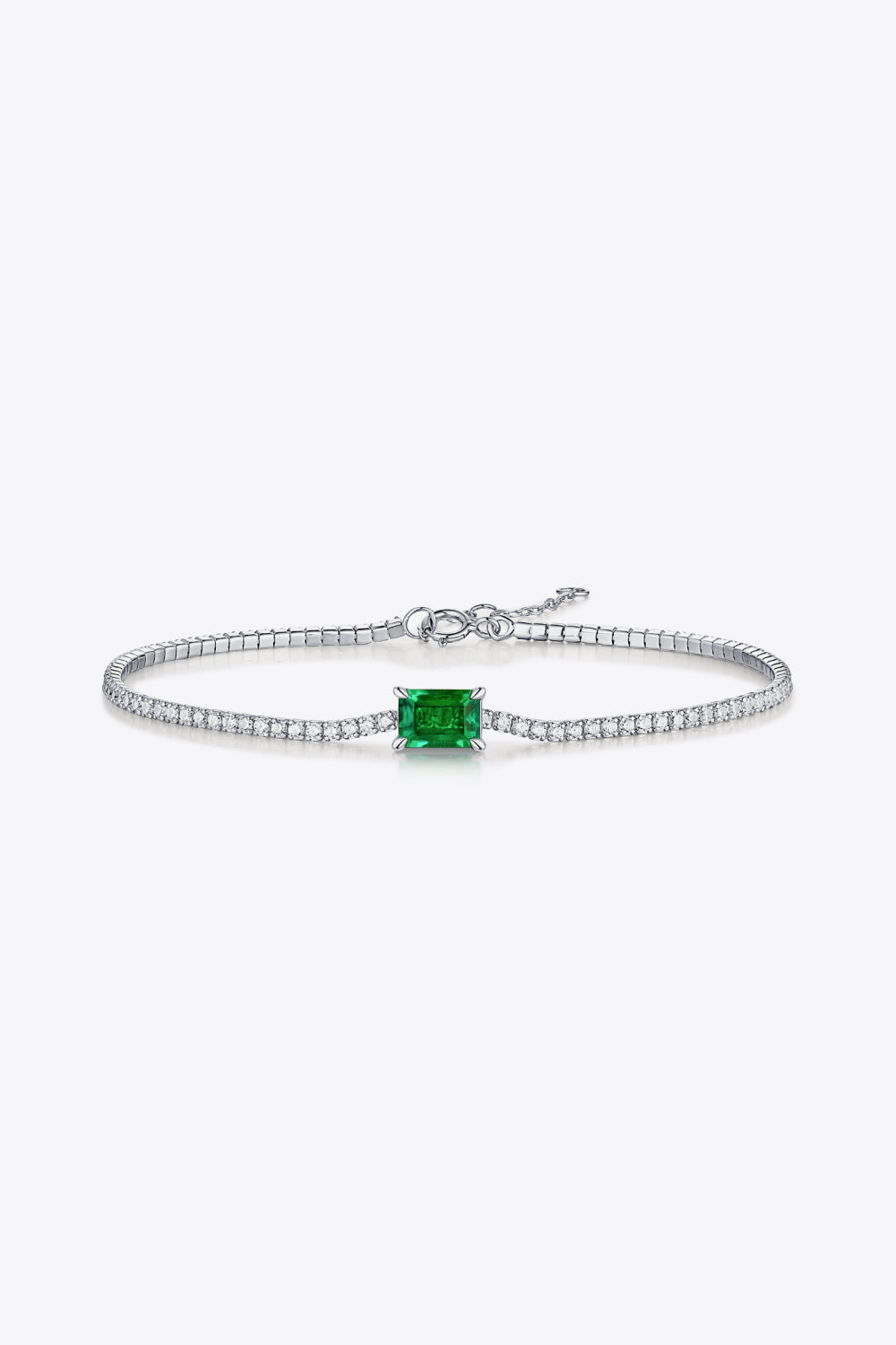 Greta - Adored 1 Carat Lab-Grown Emerald Bracelet