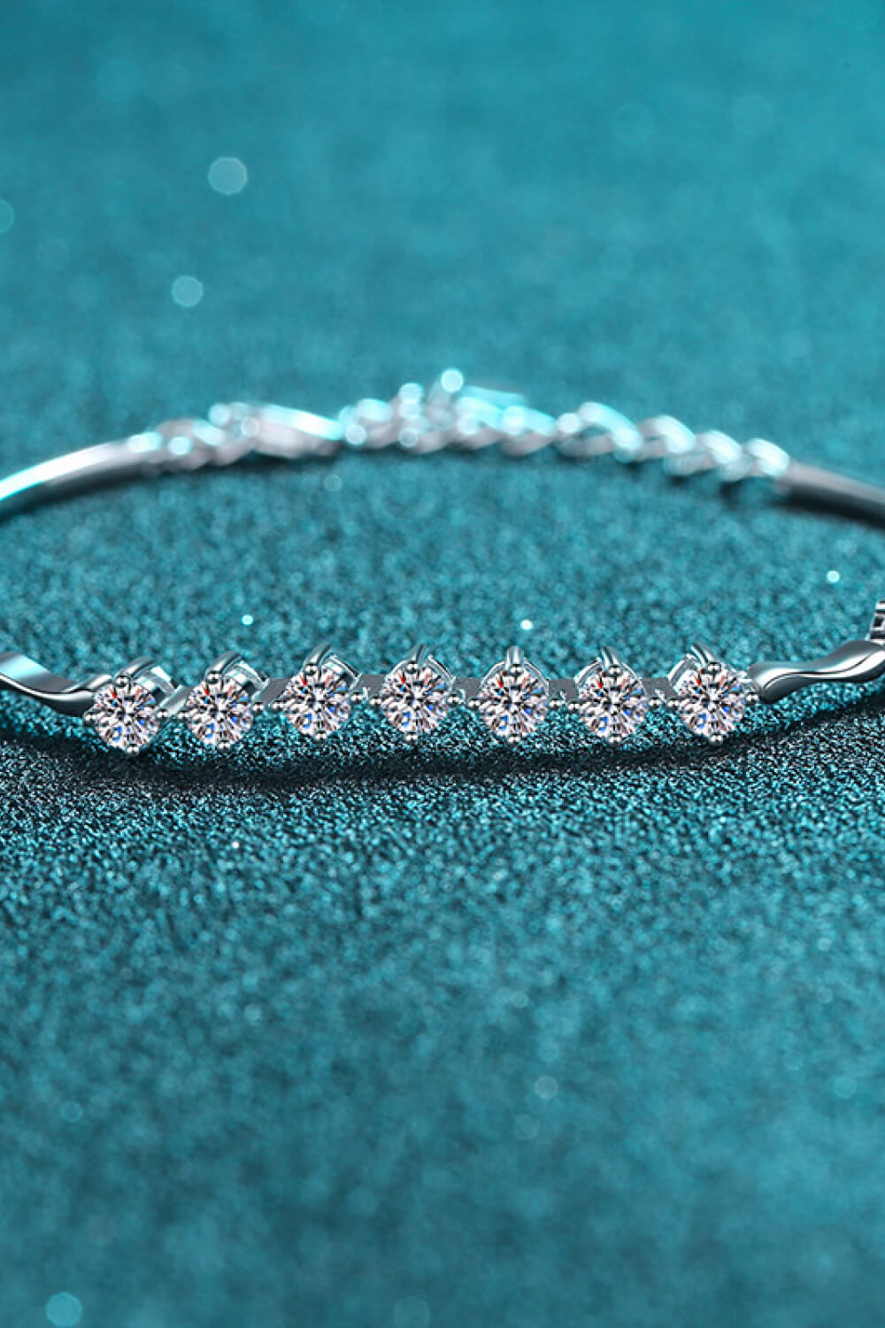 Holly - Moissanite 925 Sterling Silver Bracelet