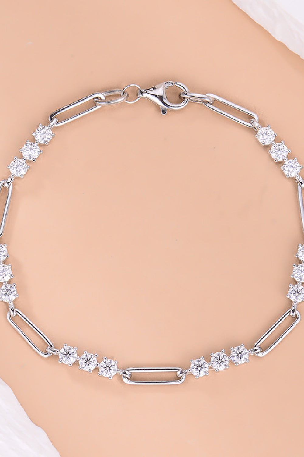 Kate - 1.8 Carat Moissanite 925 Sterling Silver Bracelet