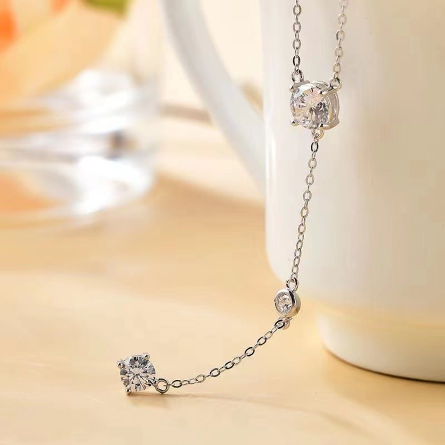 Madison - 1.5 Carat Moissanite 925 Sterling Silver Necklace