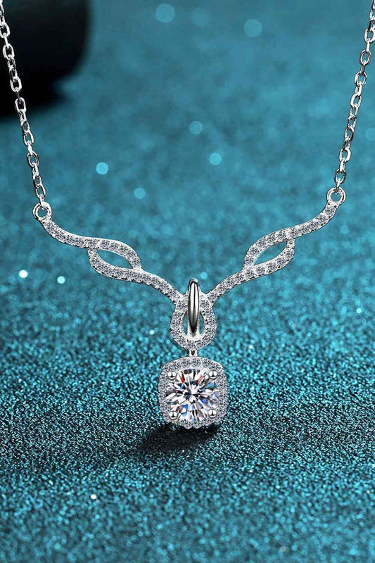 Lucy - Right On Trend Moissanite Pendant Necklace