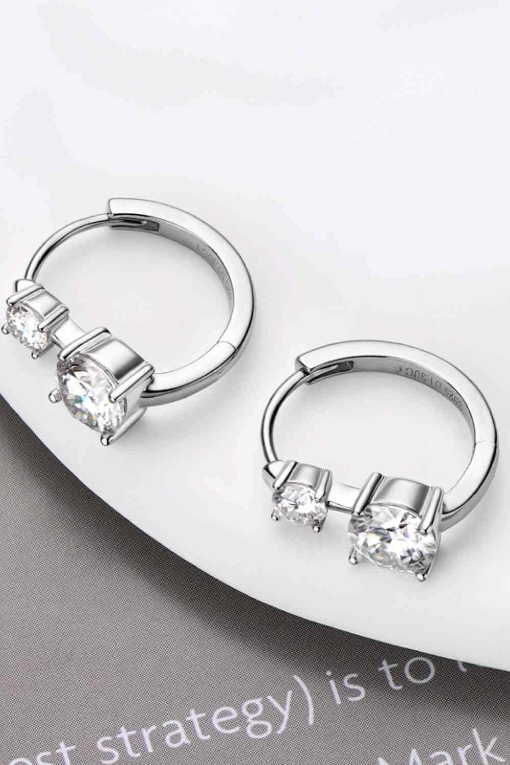 Ingrid - 1.3 Carat Moissanite 925 Sterling Silver Earrings