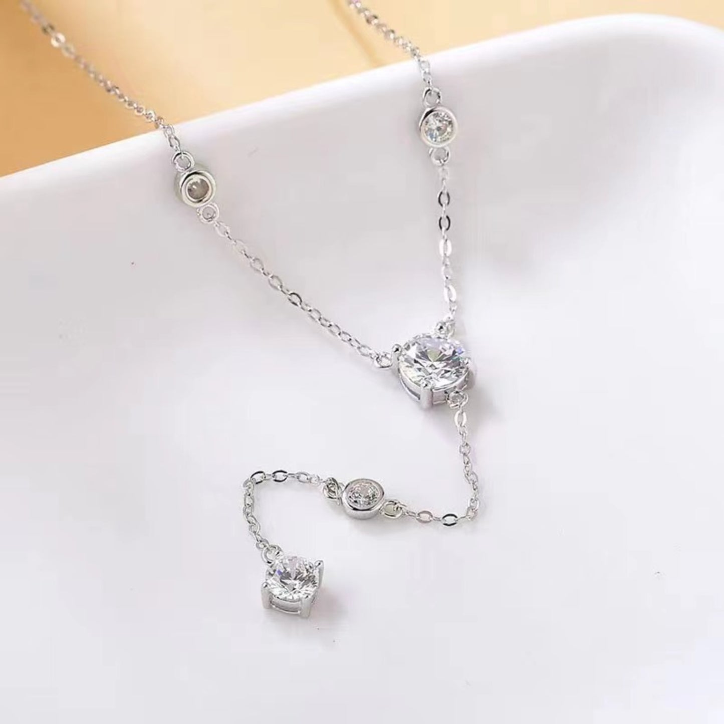 Madison - 1.5 Carat Moissanite 925 Sterling Silver Necklace