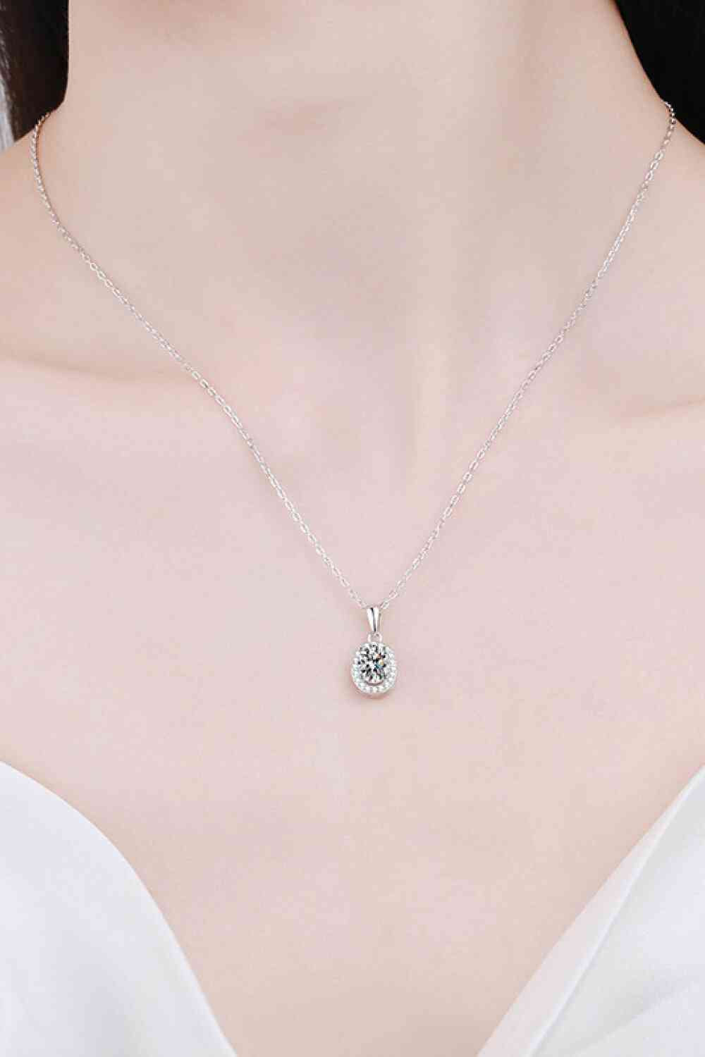 Melody - Be The One 1 Carat Moissanite Pendant Necklace