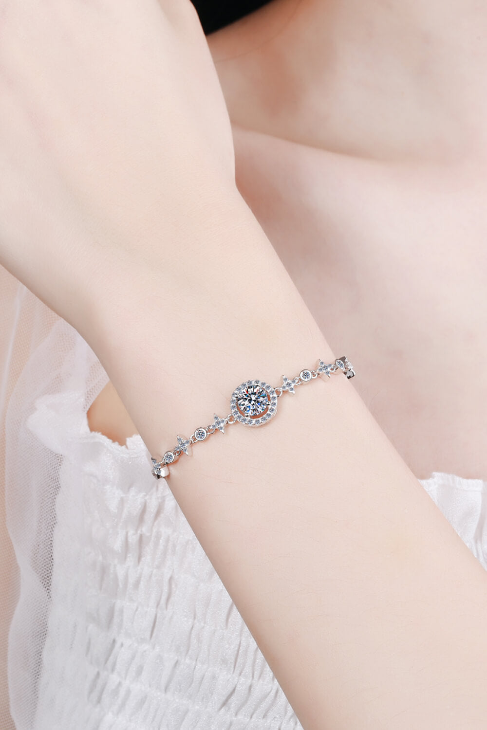 Genevieve - Adored Show You The Way Moissanite Bracelet