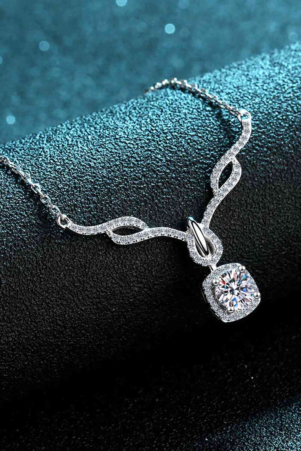 Lucy - Right On Trend Moissanite Pendant Necklace