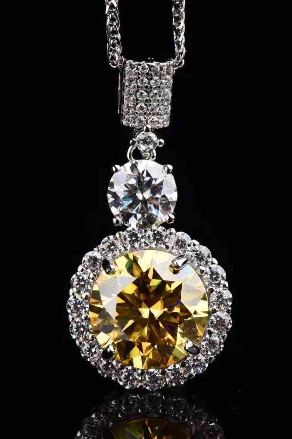 Lauren - 6 Carat Moissanite Pendant Necklace