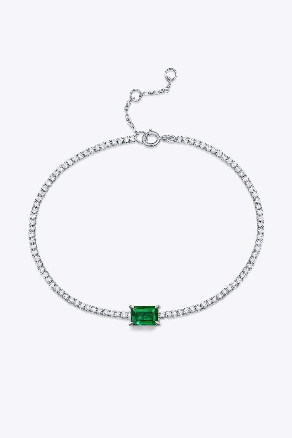 Greta - Adored 1 Carat Lab-Grown Emerald Bracelet