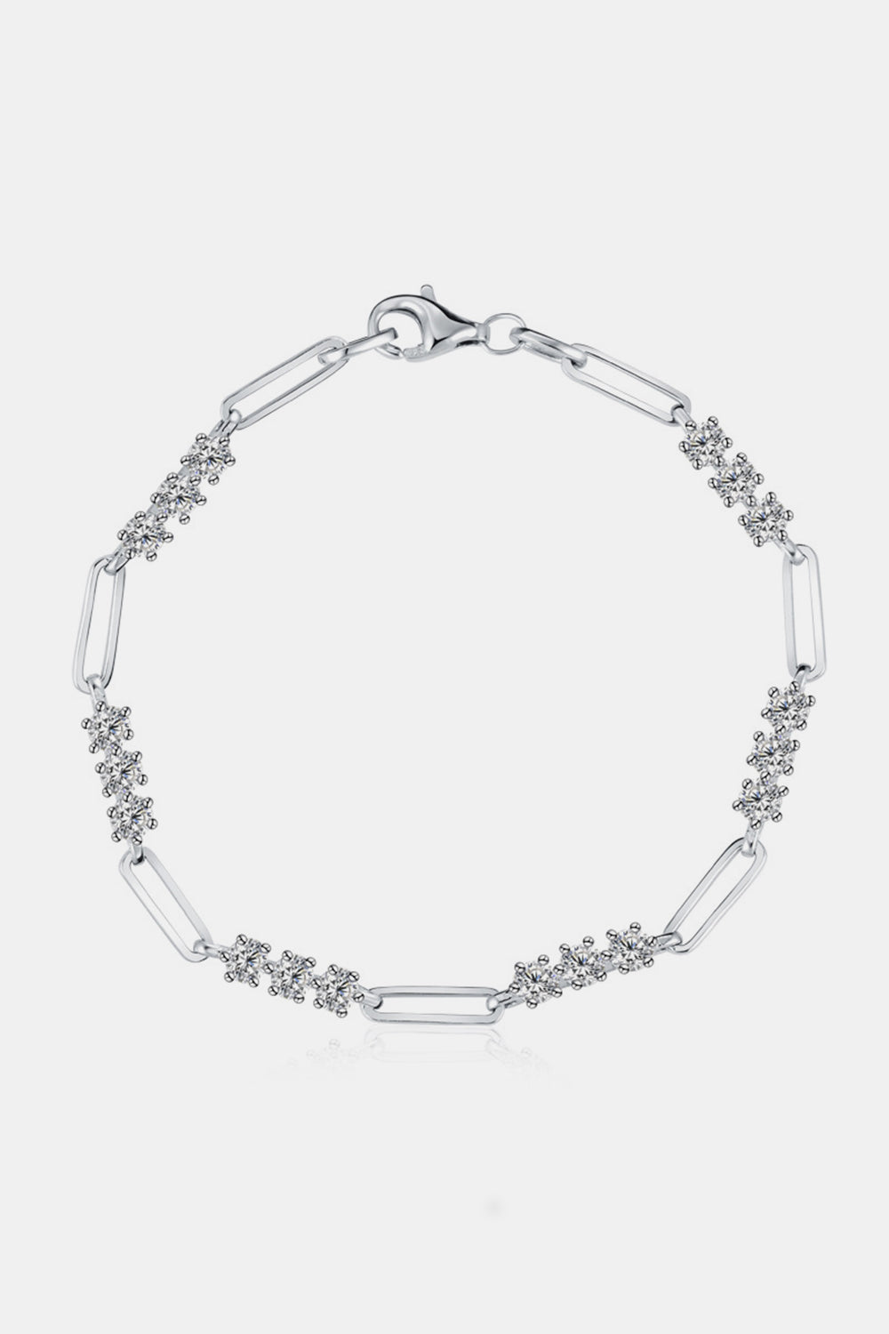 Kate - 1.8 Carat Moissanite 925 Sterling Silver Bracelet